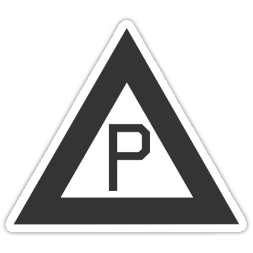 Sticker Triangle P